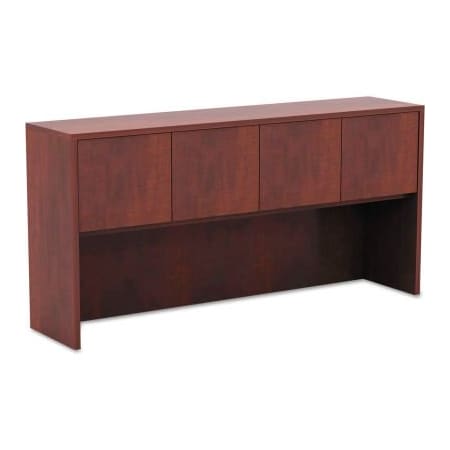 Alera Alera Hutch with Doors - 64-3/4"W x 15"D x 35-1/2"H - Medium Cherry - Valencia Series VA286615MC
